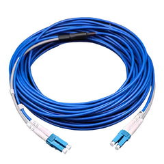 Blue 13M Armored LC-LC Single Mode Fiber Cable for UV Printing Printers