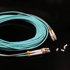 Green Armored LC-LC Fiber Patch Cable for UV Printing Printers (7m/10m)