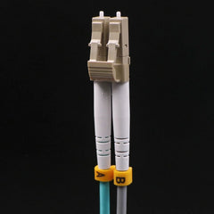 Green Armored LC-LC Fiber Patch Cable for UV Printing Printers (7m/10m)