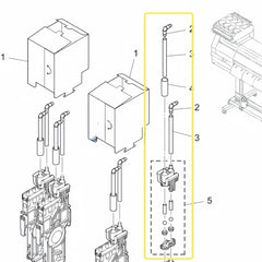 Compatible Replacement MP-M022556 - Mimaki Damper Fit Assy