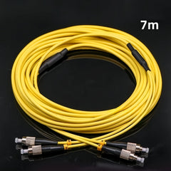 Square-Head Dual-Core Fiber Cable