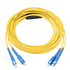 Square-Head Dual-Core Fiber Cable
