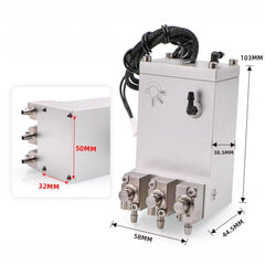 Sub Ink Cartridge 3 Valve Aluminum Assembly