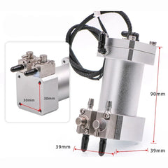Sub Ink Cartridge Dual Valve Metal Assembly