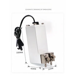 Sub Ink Cartridge Dual Valve Solvent Metal Tank