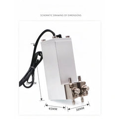 Sub Ink Cartridge Dual Valve Solvent Metal Tank