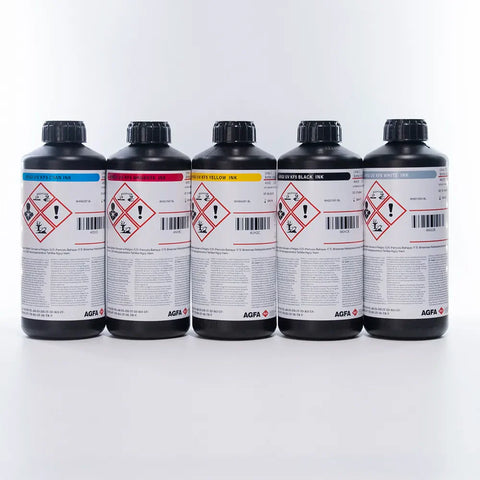 AGFA KF5 UV Ink 1000mL for Ricoh Gen5i, Epson i3200