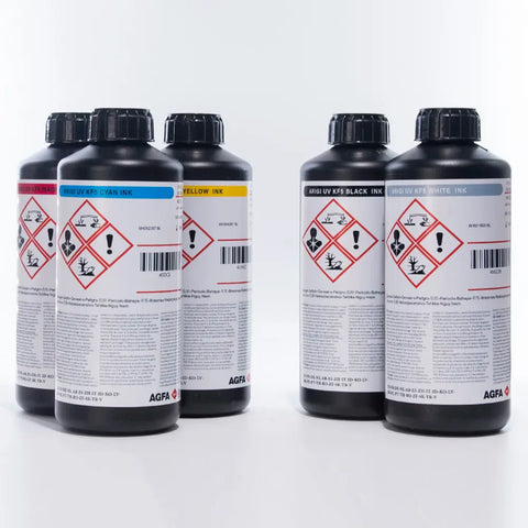 AGFA KF5 UV Ink 1000mL for Ricoh Gen5i, Epson i3200