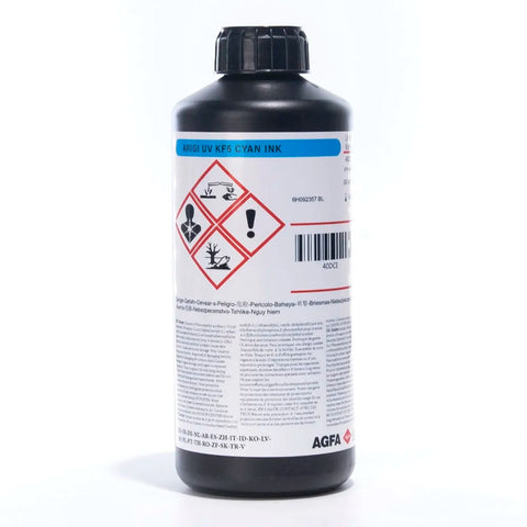 AGFA KF5 UV Ink 1000mL for Ricoh Gen5i, Epson i3200