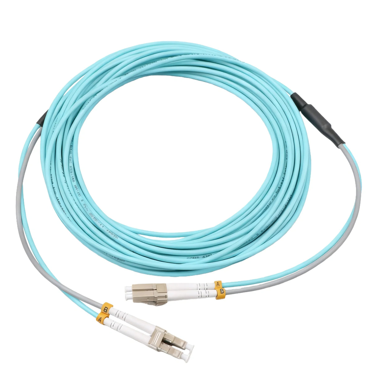 Green Armored LC-LC Fiber Patch Cable for UV Printing Printers (7m/10m)