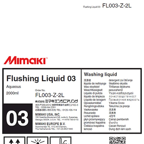 Mimaki FL003 Z Mimaki Liquid 03 Pack Ink 2L for Mimaki Printers