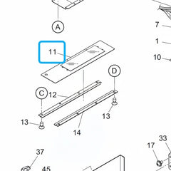 MP-M016035 - Original Mimaki Led Glass PL Assy