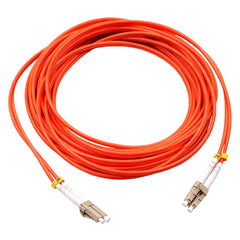 Orange Square-Head Dual-Core Fiber Cable
