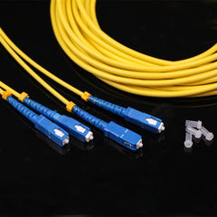 Square-Head Dual-Core Fiber Cable