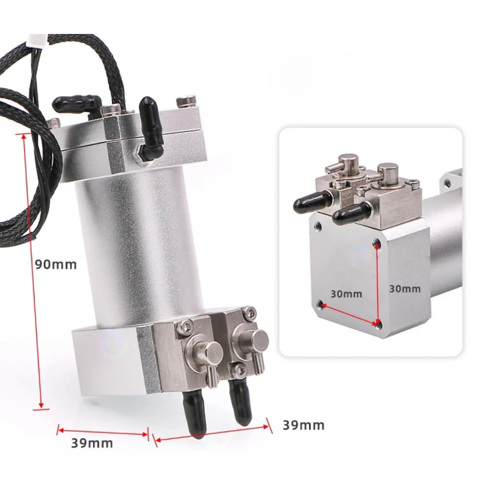 Sub Ink Cartridge Dual Valve Metal Assembly