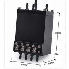 Sub Ink Cartridge Galaxy UV Flatbed Black Aluminum Tank