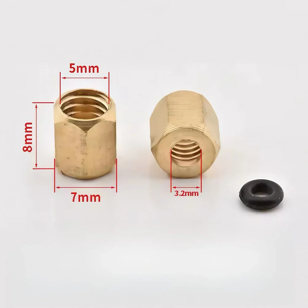 Threaded Connector 3x2mm for Printer Fluid Line