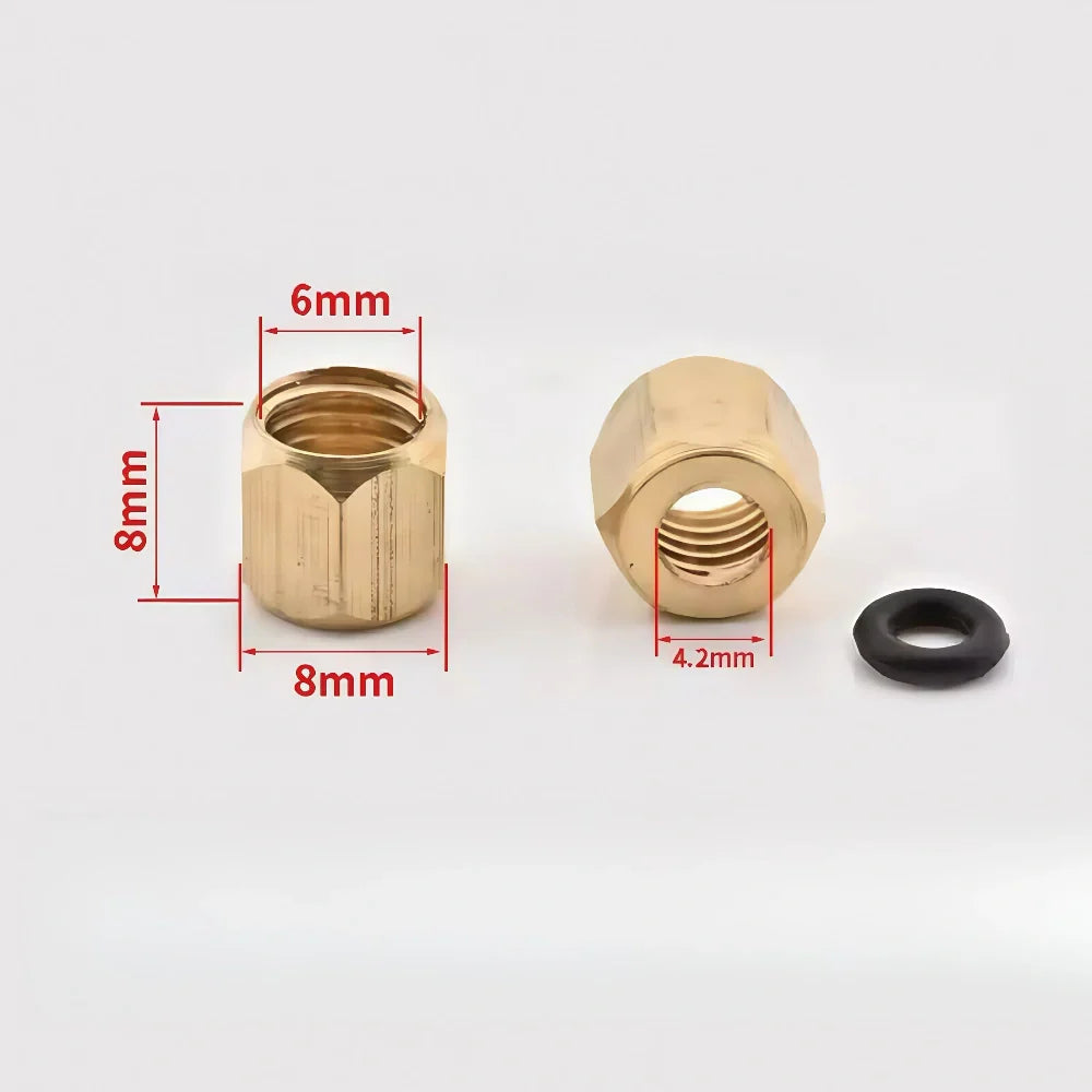 Threaded Connector 4x3mm for Printer Fluid Line