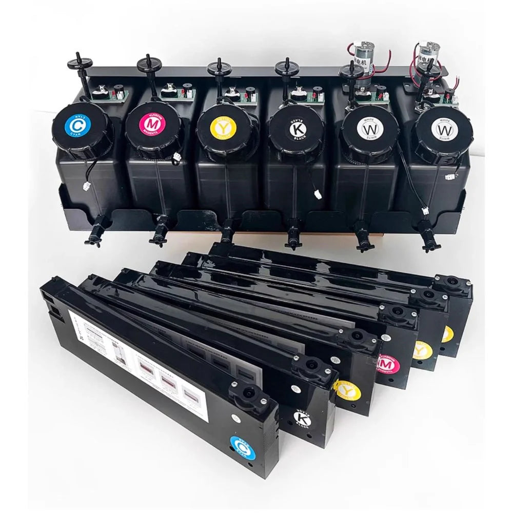 UV Flatbed 6-Color Continuous Ink Cartridge Printing Printer